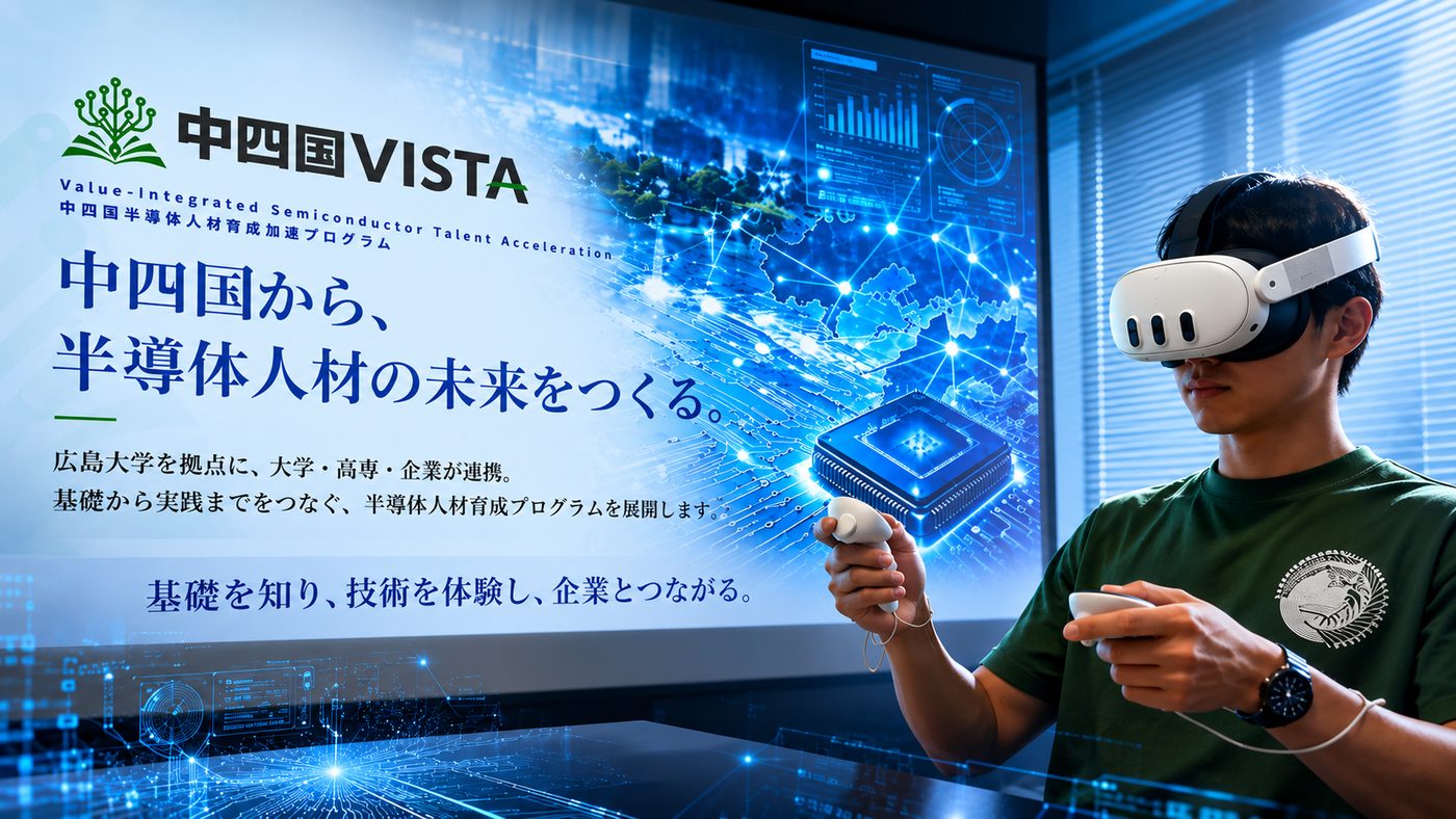 VR機器を使用する学生
