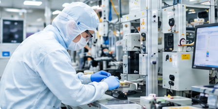 半導体製造現場での実践的な学びのイメージ